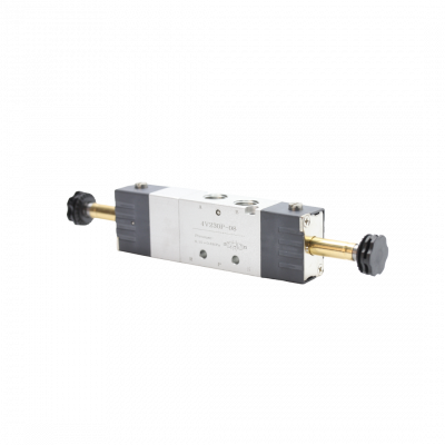 4V230P-08-WX Распределитель 5/3, 1/4G, Подача давления в обе линии, с электропневматическим управлением