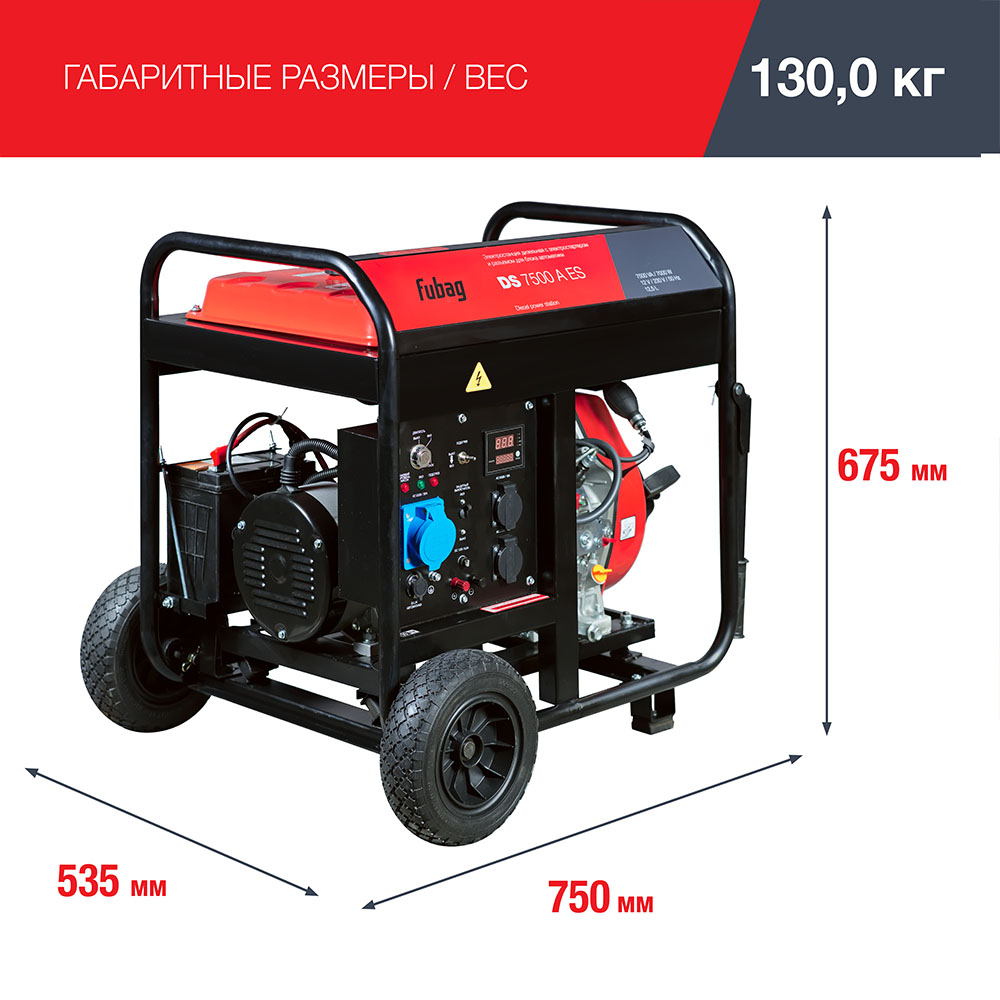 Электростанция дизельная DS 7500 A ES