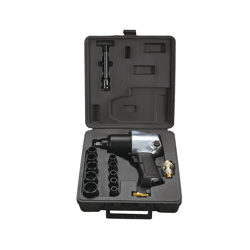 Пневмогайковерт ударный IW580 1/2"+ набор головок_кейс